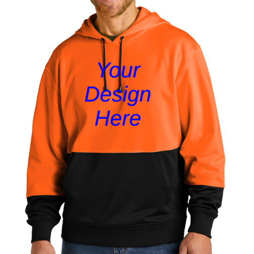 Printed  - Enhanced Visibility Fleece Pullover Hoodie Thumbnail