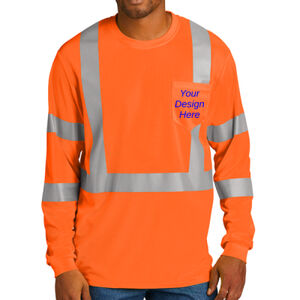 Printed  - Ansi 107 Class 3 Mesh Long Sleeve Tee Thumbnail