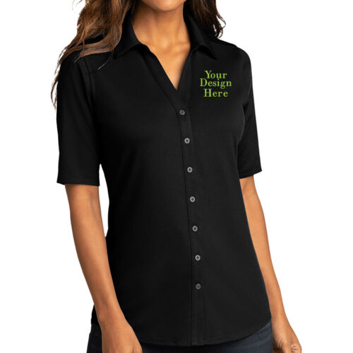 Embroidered  - Ladies City Stretch Top Thumbnail