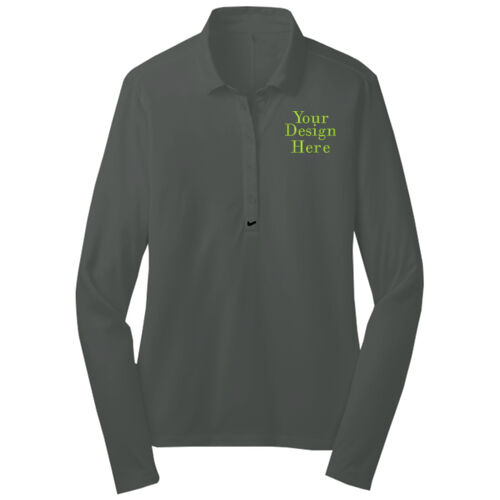 Embroidered  - Ladies Long Sleeve Dri FIT Stretch Tech Polo Thumbnail