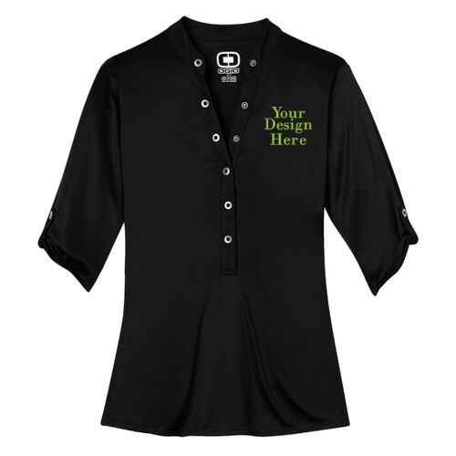 Embroidered  - Crush Henley Thumbnail