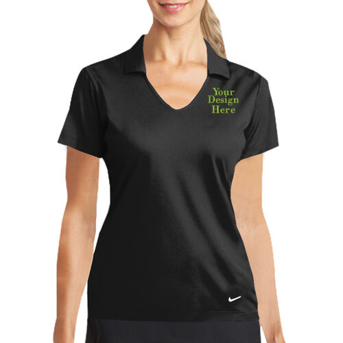 Embroidered  - Ladies Dri FIT Vertical Mesh Polo Thumbnail