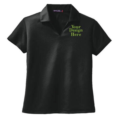 Embroidered  - Ladies Dri Mesh ® V Neck Polo Thumbnail