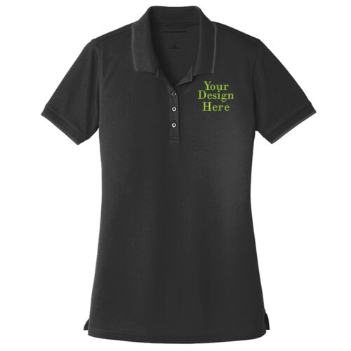 Embroidered  - Ladies Dry Zone ® UV Micro Mesh Tipped Polo Thumbnail