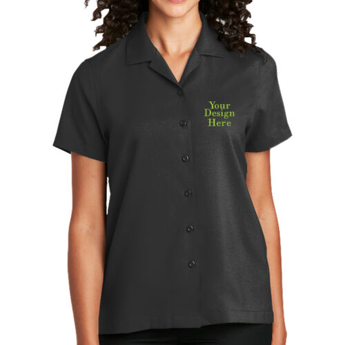 Embroidered  - Ladies Short Sleeve Performance Staff Shirt Thumbnail