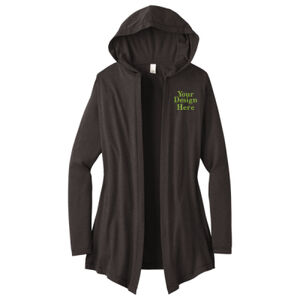 Embroidered  - Women's Perfect Tri &#174; Hooded Cardigan Thumbnail