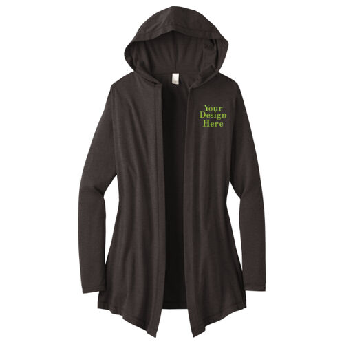Embroidered  - Women's Perfect Tri &#174; Hooded Cardigan Thumbnail