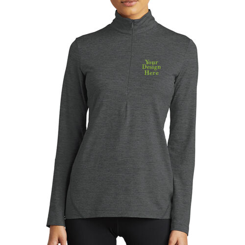 Embroidered  - Ladies Exchange 1.5 Long Sleeve 1/2 Zip Thumbnail