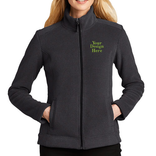 Embroidered  - Ladies Ultra Warm Brushed Fleece Jacket Thumbnail