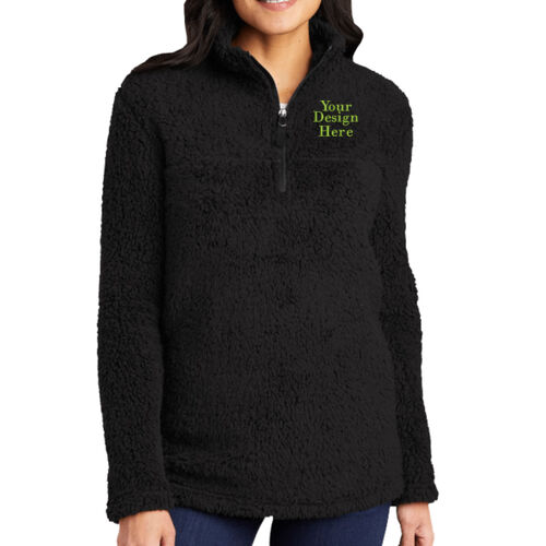 Embroidered  - Ladies Cozy 1/4 Zip Fleece Thumbnail