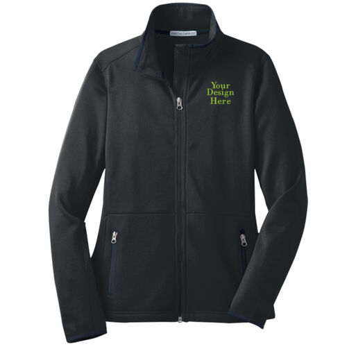 Embroidered  - Ladies Pique Fleece Jacket Thumbnail