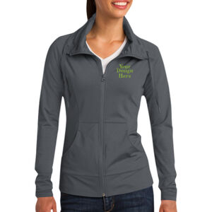 Embroidered  - Ladies Sport Wick ® Stretch Full Zip Jacket Thumbnail