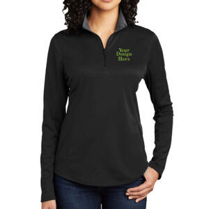 Embroidered  - Ladies Silk Touch ™ Performance 1/4 Zip Thumbnail