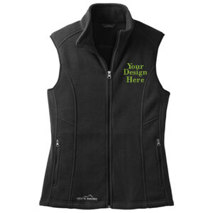 Embroidered  - Ladies Fleece Vest Thumbnail