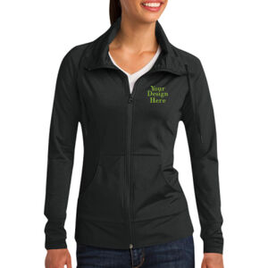 Embroidered  - Ladies Sport Wick ® Stretch Full Zip Jacket Thumbnail