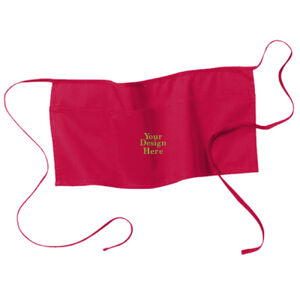 Embroidered  - Waist Apron with Pockets Thumbnail