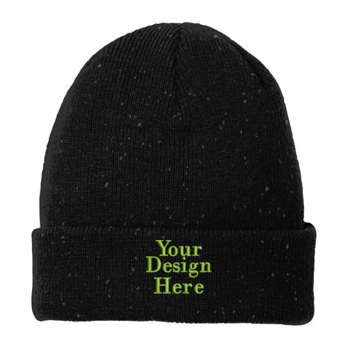 Embroidered  - Speckled Beanie Thumbnail
