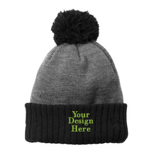 Embroidered  - Colorblock Cuffed Beanie Thumbnail