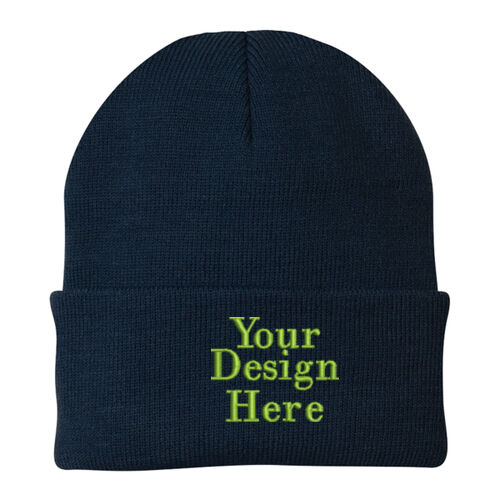 Embroidered  - Knit Cap Thumbnail