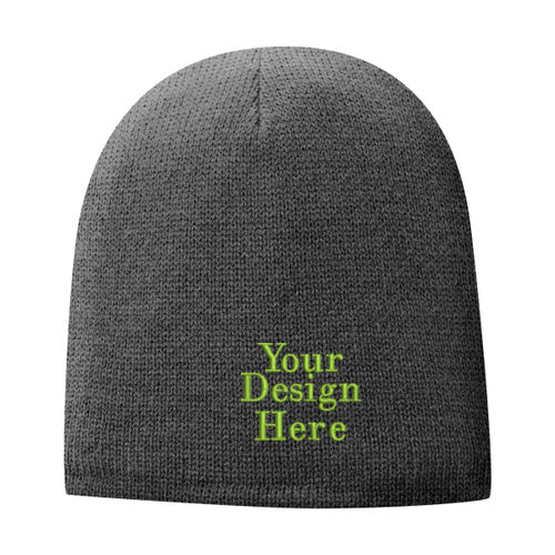 Embroidered  - Fleece Lined Beanie Cap Thumbnail
