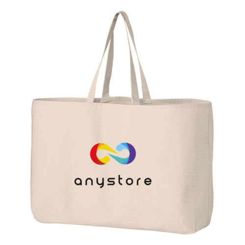 Printed  - Ideal Twill Jumbo Tote Thumbnail