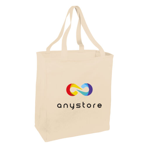 Printed  - Ideal Twill Over the Shoulder Grocery Tote Thumbnail