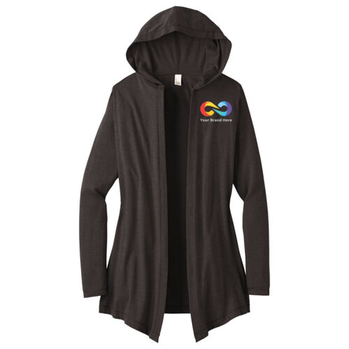 YourBrandHere - Women's Perfect Tri &#174; Hooded Cardigan Thumbnail
