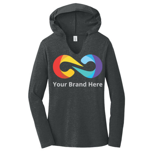 YourBrandHere - Women's Perfect Tri &#174; Long Sleeve Hoodie Thumbnail
