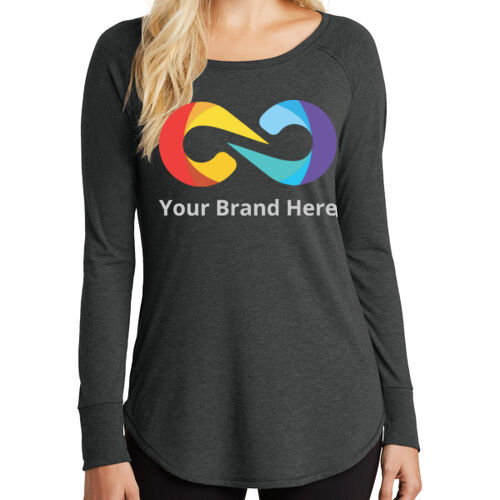 YourBrandHere - Women's Perfect Tri &#174; Long Sleeve Tunic Tee Thumbnail
