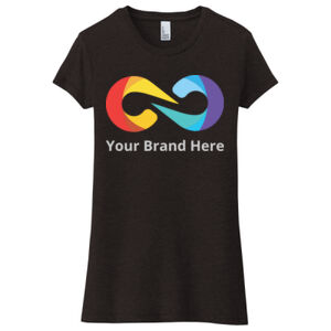 YourBrandHere - Women's Fitted Perfect Tri &#174; Tee Thumbnail