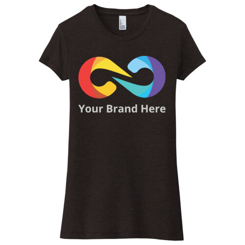 YourBrandHere - Women's Fitted Perfect Tri &#174; Tee Thumbnail