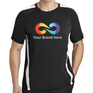 YourBrandHere - Colorblock PosiCharge &#174; Competitor&#153; Tee Thumbnail