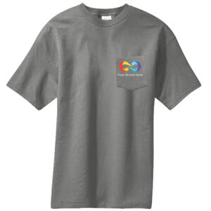 YourBrandHere - Core Blend Pocket Tee Thumbnail